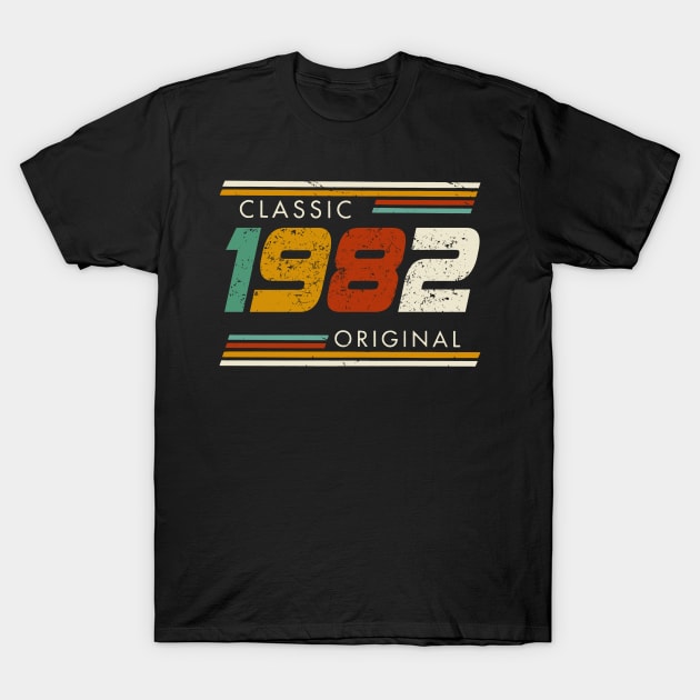 Classic 1982 Original Vintage T-Shirt by sueannharley12
